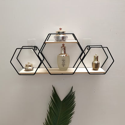 pc Modern Heavy-Duty Iron Wall-Mounted Shelf