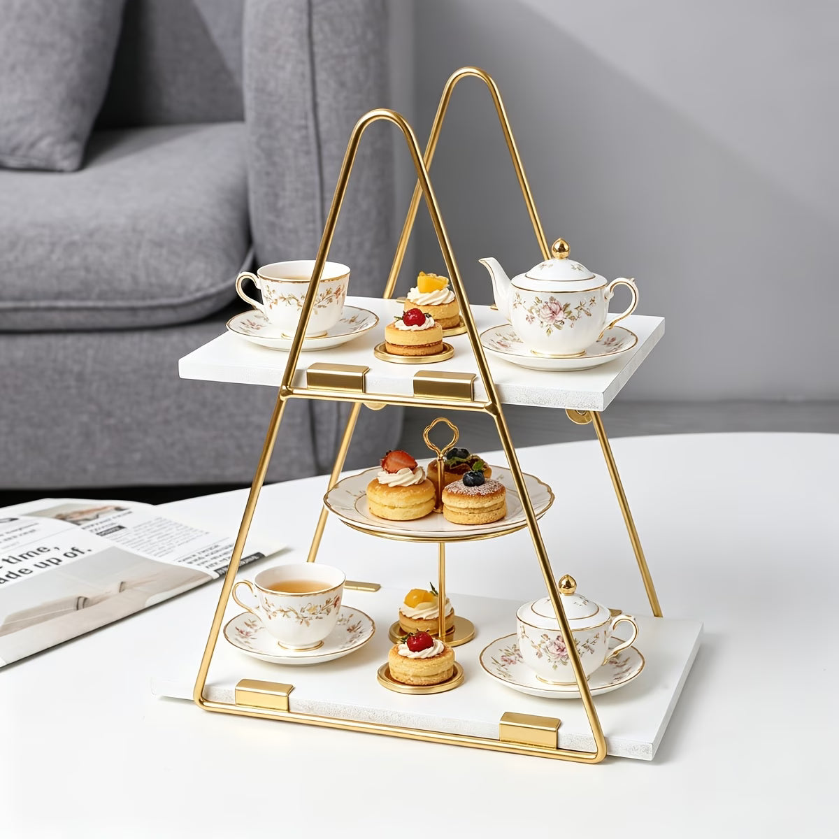 2 tier perfume&make up rack