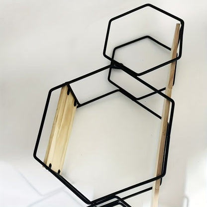 pc Modern Heavy-Duty Iron Wall-Mounted Shelf