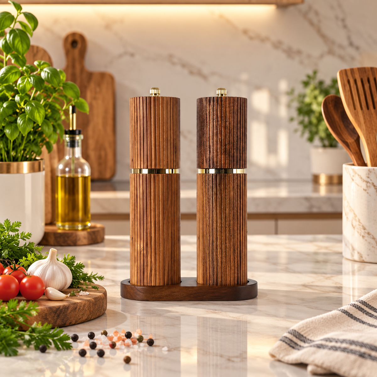SPICES GRINDER WOODEN