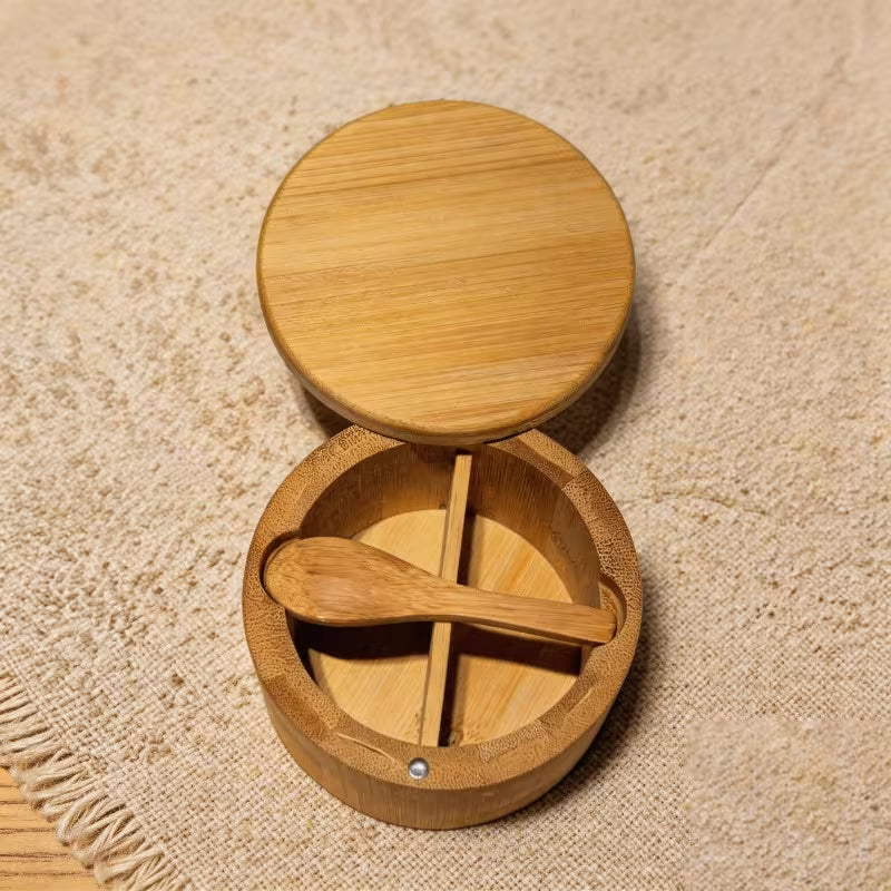 spices wooden box