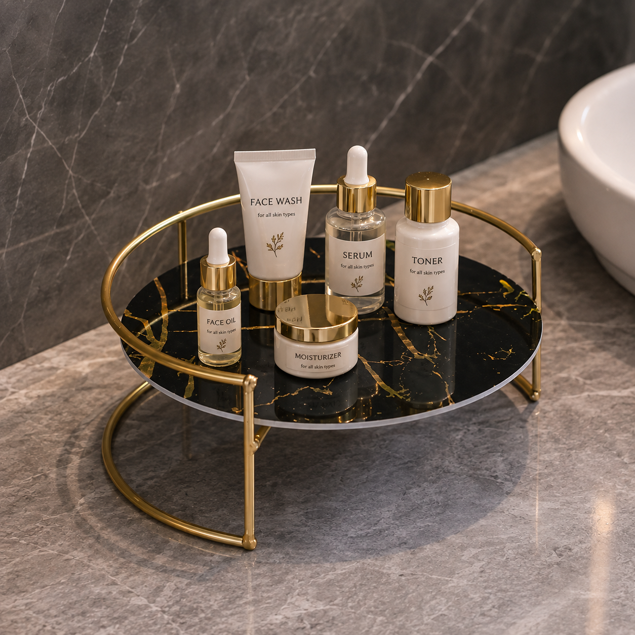 Luxury Bathroom & Skincare Organizer