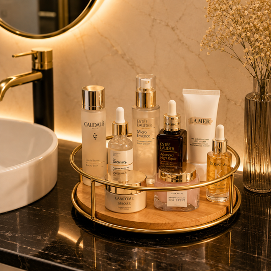 360 Elegant Makeup & Skincare Storage