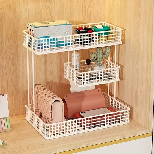 cosmetics organizer desktop