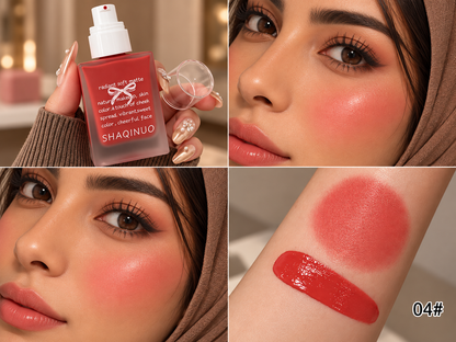 SHAQINUO Liquid Blush Set – 4 Shades, 30 ml Each